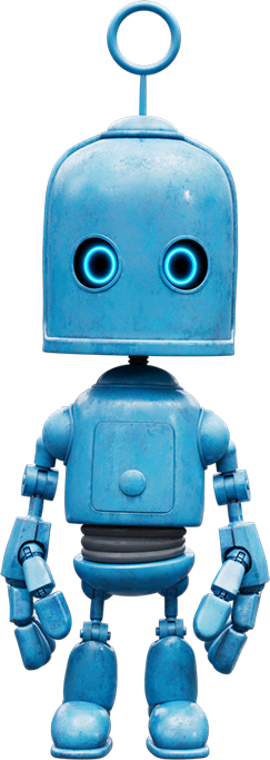 The hot sale blue robot